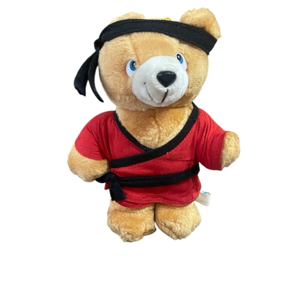 Vintage 1990 Nanco Toys Taekwondo Plush Teddy Bear Martial Arts Karate Belts 90s